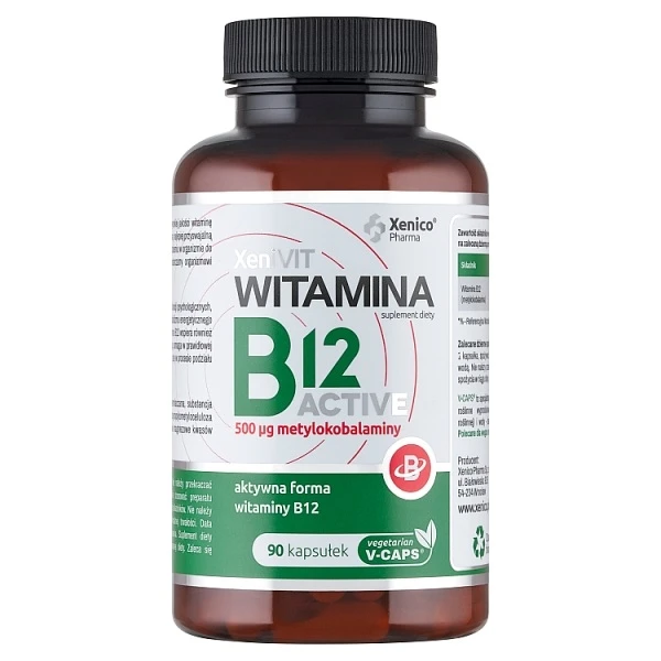 XeniVit Witamina B12 Active, 90 kapsułek