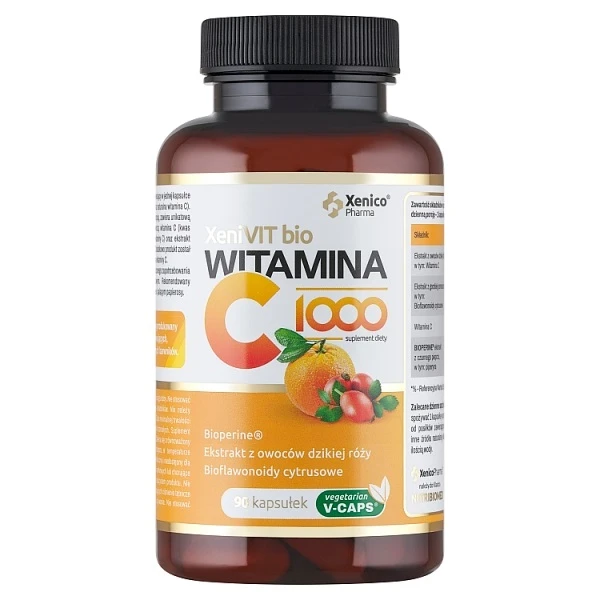 XeniVit Bio Witamina C 1000, 90 kapsułek