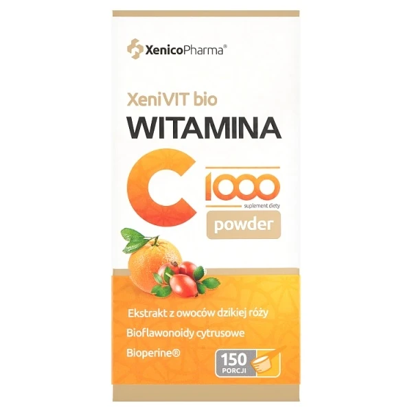 XeniVit Bio Witamina C 1000 Powder, proszek, 161,15g (150 porcji)