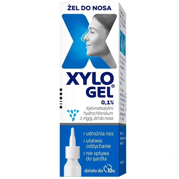 Xylogel 0,1%, żel do nosa, 10g