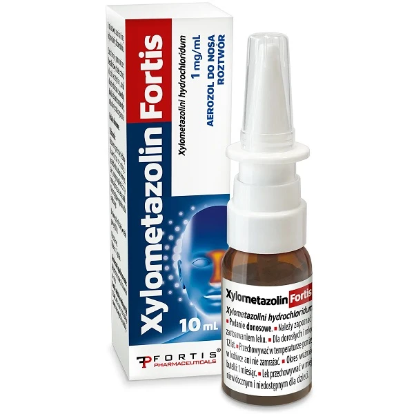 Xylometazolin Fortis 1 mg/ml, aerozol do nosa, 10ml