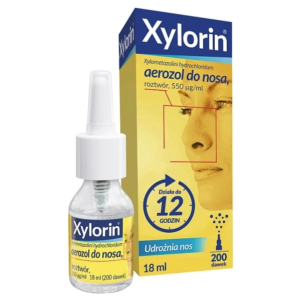 Xylorin 55mcg/ml, aerozol do nosa, 18ml