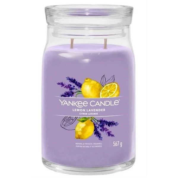 Yankee Candle, świeca duża Lemon Lavender, 567g