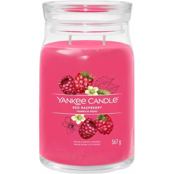 Yankee Candle, świeca duża Red Raspberry, 567g