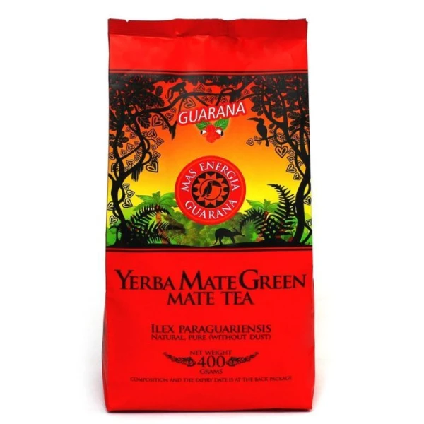 Yerba Mate Green Guarana, herbata liściasta, 400g