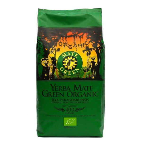 Yerba Mate Green Organic, herbata liścista Bio, 400g