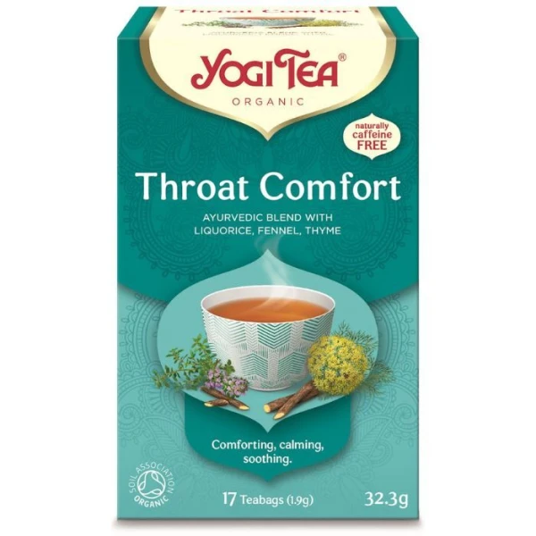 Yogi Tea, Herbatka Na gardło (Throat Comfort), 17 saszetek
