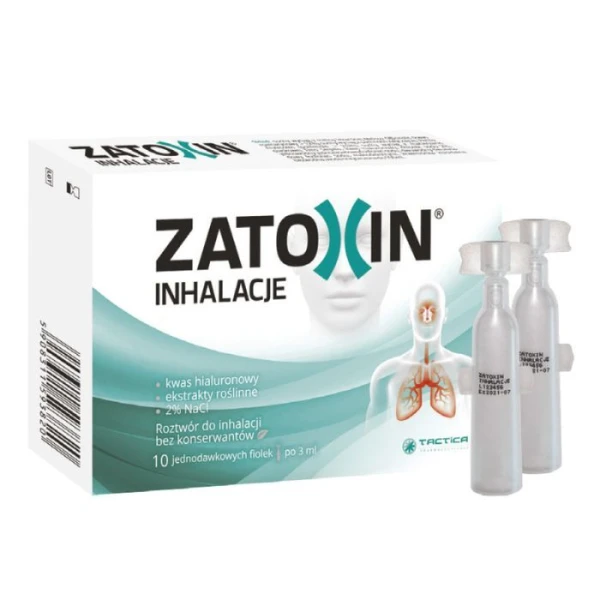 Zatoxin Inhalacje, roztwór do inhalacji, 10 ampułek po 3ml