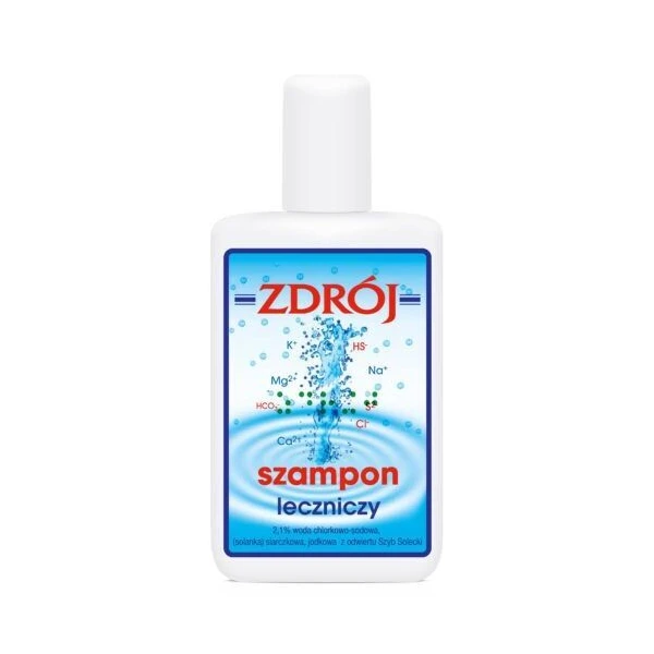 Zdrój 58,8g/100g, szampon leczniczy, 130ml