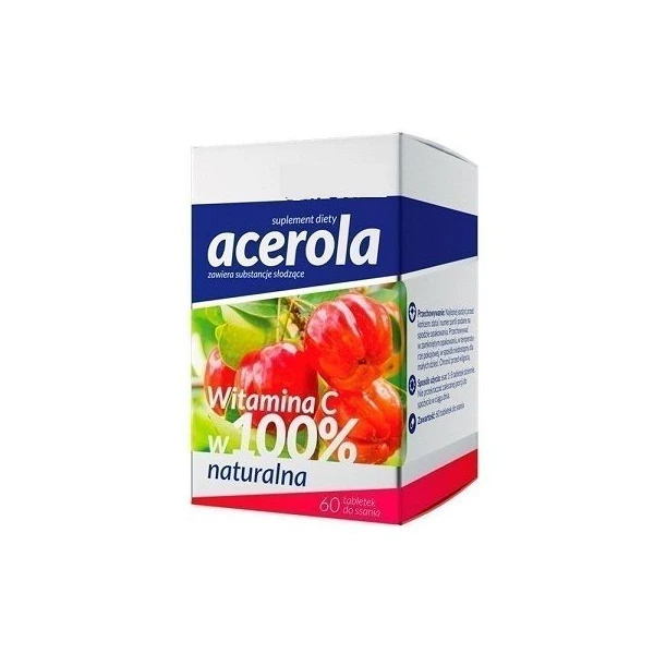 Zdrovit Grinovita Acerola, 60 tabletek do ssania