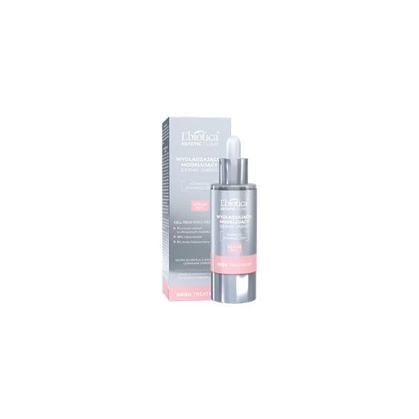 ZESTAW L'biotica Estetic Clinic, Meso Treatment, wygładzająco-modelujący dermo-zabieg, serum na noc, 30ml + maska w prezencie