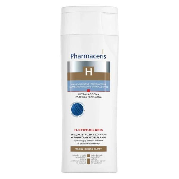 Pharmaceris H, H-Stimuclaris, szampon stymulujący wzrost włosów, przeciwłupieżowy, 250ml