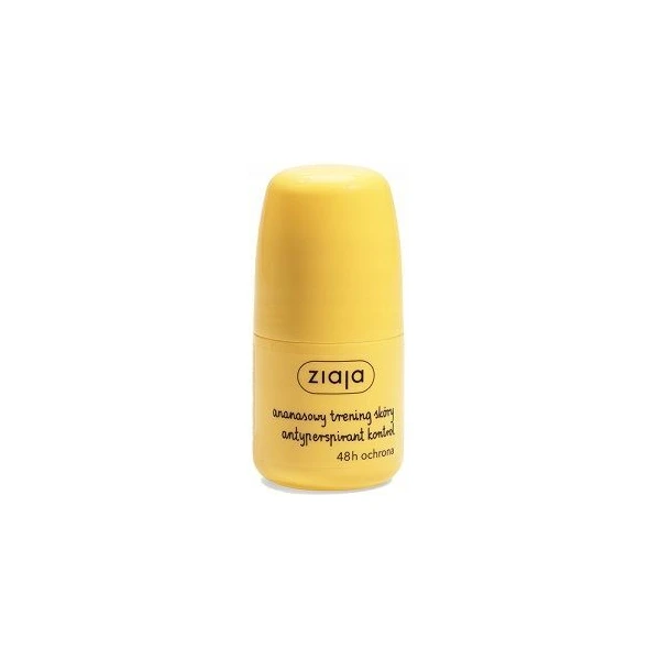 Ziaja Ananasowy Trening Skóry, antyperspirant kontrol, roll-on, 60ml