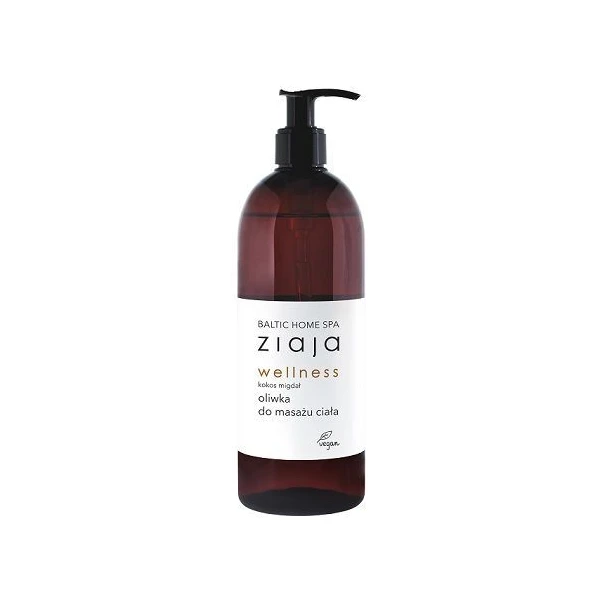 Ziaja Baltic Home Spa, oliwka do masażu ciała, kokos i migdał, 490ml