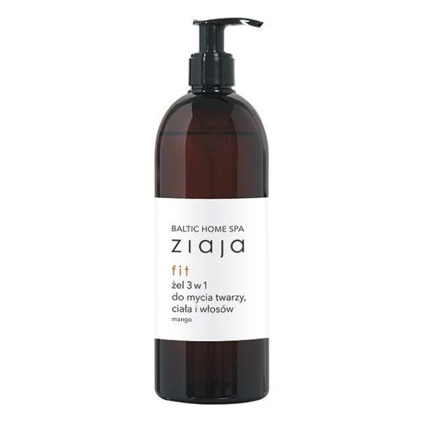 Ziaja Baltic Home Spa, żel 3w1, do mycia twarzy, ciała i włosów, 500ml