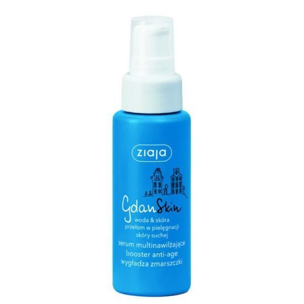 Ziaja GdanSkin, serum multinawilżające, booster Anti-age wygładzający zmarszczki, 50ml