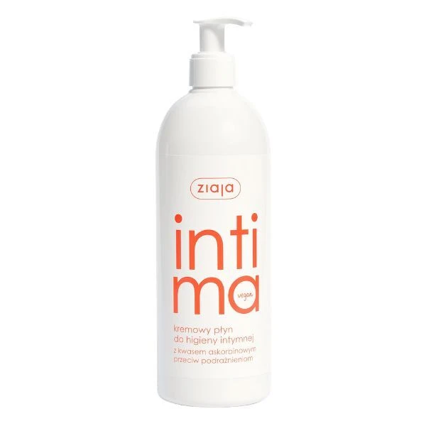 Ziaja Intima, płyn do higieny intymnej, kwas askorbinowy, profilaktyka podrażnień, 500ml
