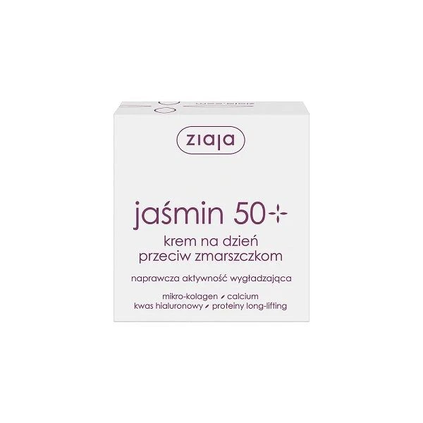 Ziaja Jaśmin 50+, krem na dzień przeciw zmarszczkom, 50ml