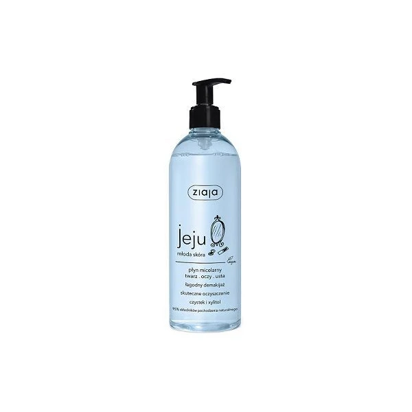 Ziaja Jeju Młoda Skóra, płyn micelarny czystek i xylitol, 390ml