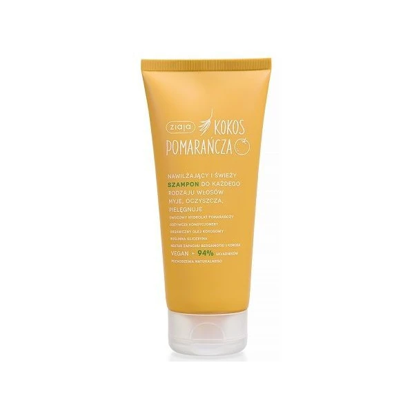 Ziaja Kokos-Pomarańcza, szampon do włosów, 200ml