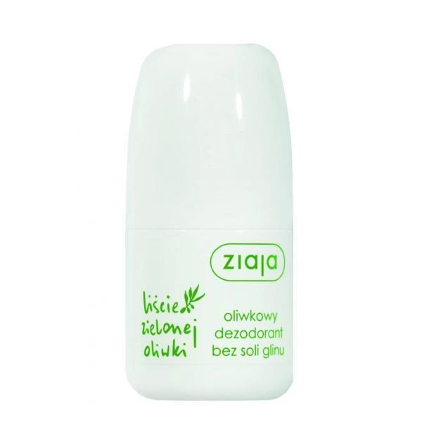 Ziaja Liście Zielonej Oliwki, dezodorant bez soli glinu, roll-on, 60ml