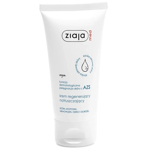 Ziaja Med Kuracja Dermatologiczna AZS, krem regenerująco-natłuszczający, 50ml