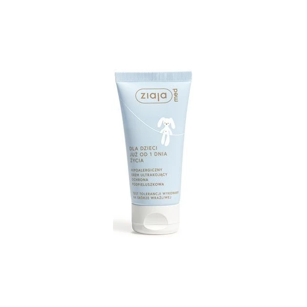 Ziaja Med Dla Dzieci, krem kojący, ochrona podpieluszkowa, od urodzenia, 50ml