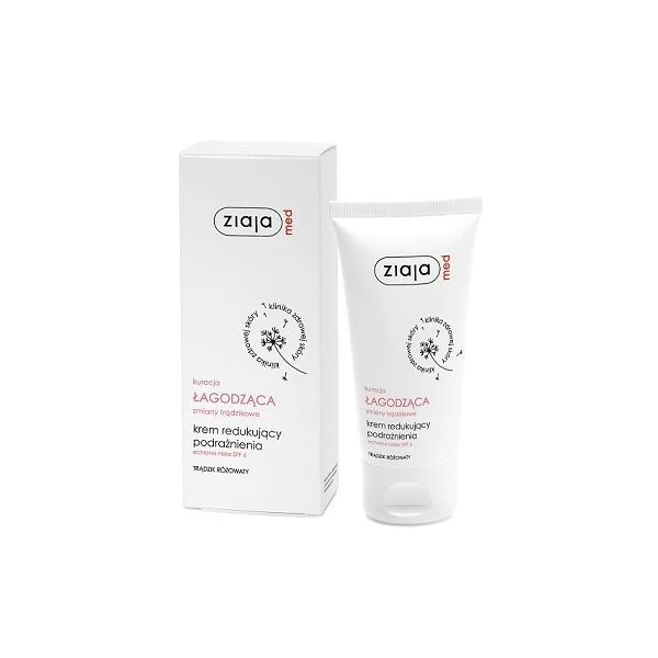 Ziaja Med Kuracja Łagodząca, krem redukujący podrażnienia, trądzik różowaty, 50ml