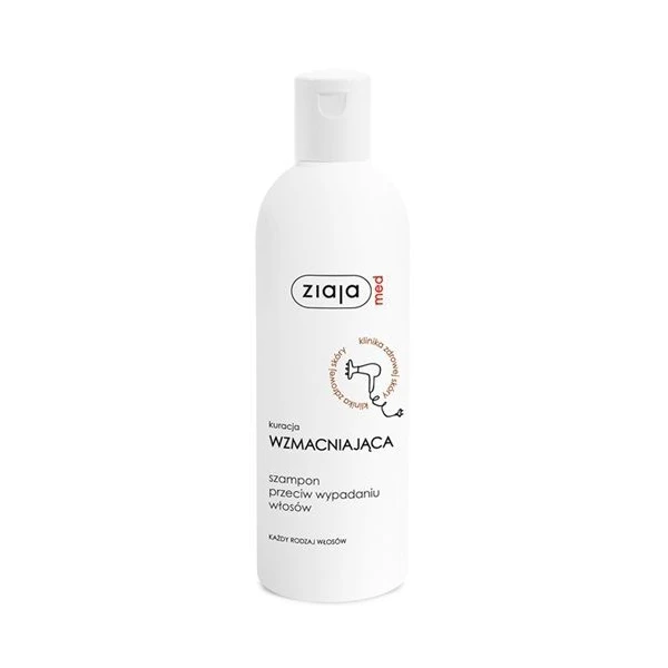 Ziaja Med Kuracja Wzmacniająca, szampon przeciw wypadaniu włosów, 300ml