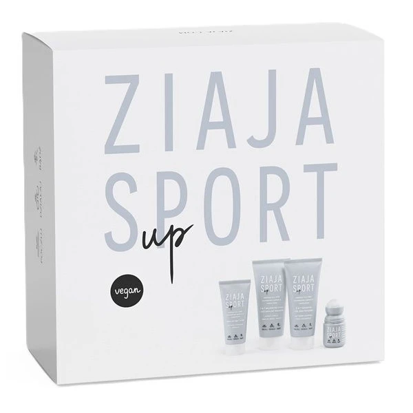 Ziaja Sport, szampon i żel pod prysznic, 200ml + balsam do ciała i odżywka do włosów, 200ml + krem do rąk i stóp, 100ml + antyperspirant i serum, 60ml