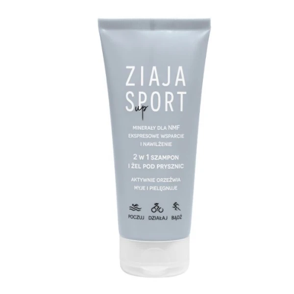 Ziaja Sport, szampon i żel pod prysznic, 200ml