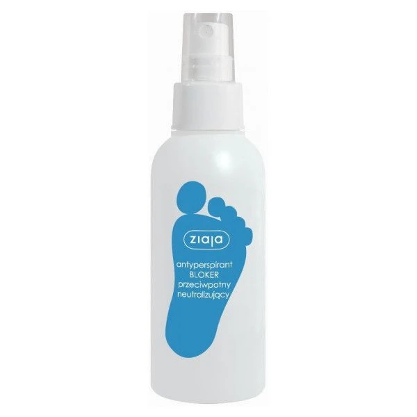 Ziaja Stopy, antyperspirant-bloker do stóp, spray, 100ml