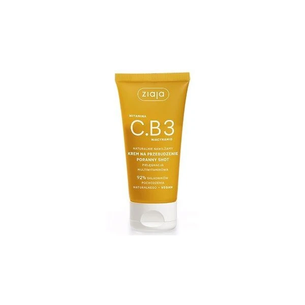 Ziaja Witamina C.B3 Niacynamid, krem na przebudzenie poranny shot, 50ml
