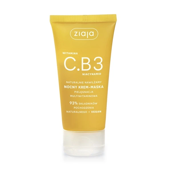 Ziaja Witamina C.B3 Niacynamid, nocny krem-maska, 50ml