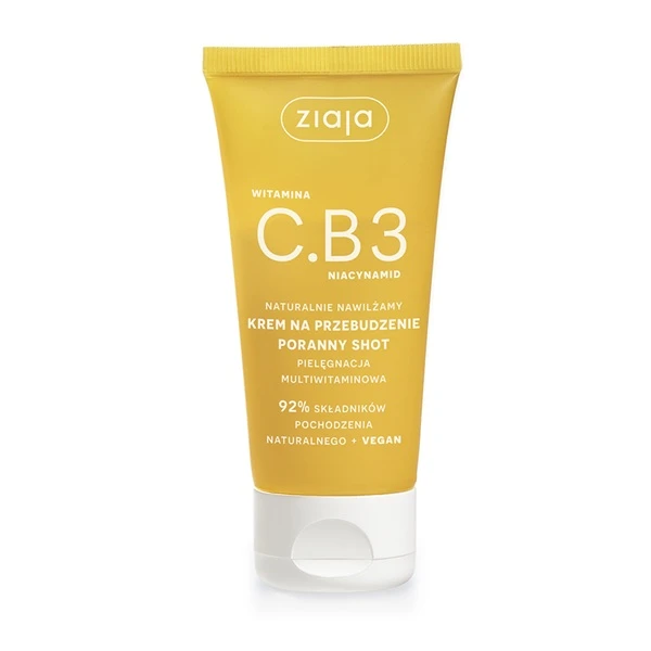 Ziaja Witamina C.B3 Niacynamid, krem na przebudzenie poranny shot, 50ml
