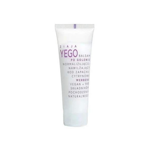 Ziaja Yego, balsam po goleniu normalizująco-nawilżający, zapach - cytrynowa werbena, 80ml