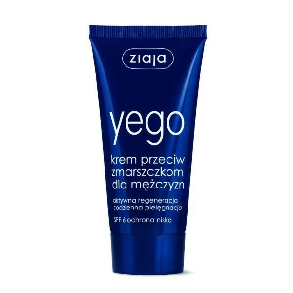 Ziaja Yego, krem przeciw zmarszczkom dla mężczyzn, 50ml