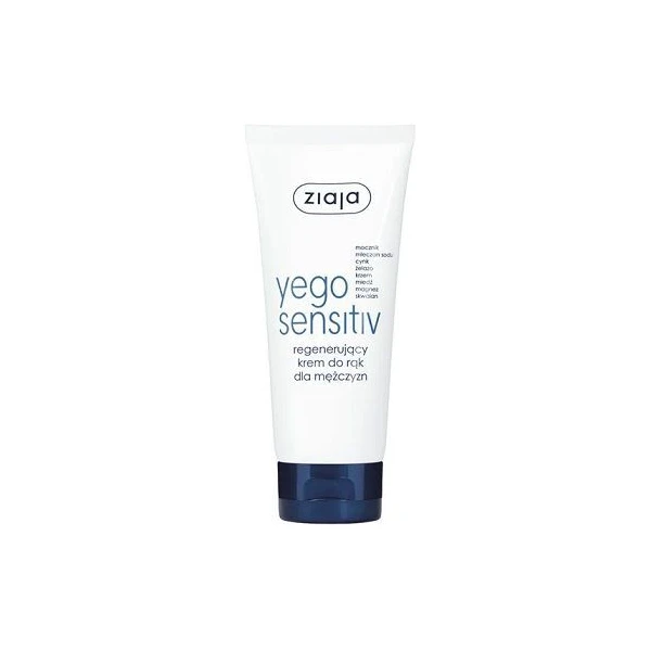 Ziaja Yego Sensitiv, regenerujący krem do rąk dla mężczyzn, 75ml