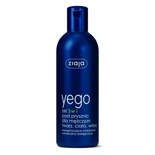 Ziaja Yego, żel 3w1 pod prysznic dla mężczyzn, 300ml