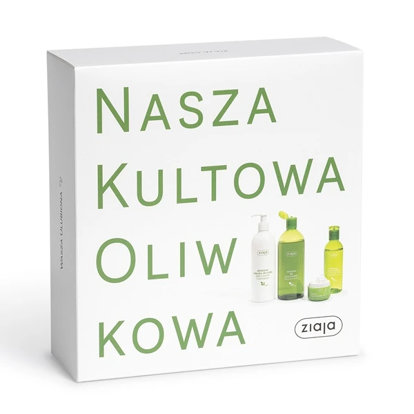 Ziaja Oliwkowa, płyn micelarny, 200ml + żel pod prysznic, 500ml + mleczko do ciała, 400ml + krem, 50ml