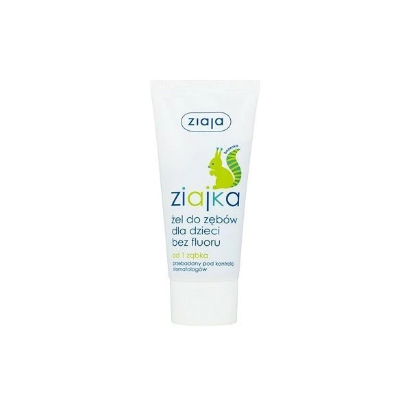 Ziaja Ziajka, żel do zębów bez fluoru, dla dzieci od 6 miesiąca życia, 50ml
