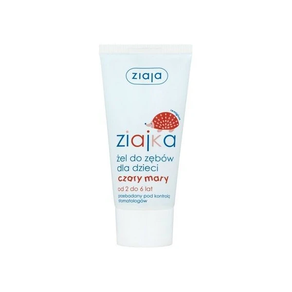Ziaja Ziajka, żel do zębów czary-mary, dla dzieci od 2 do 6 lat, 50ml
