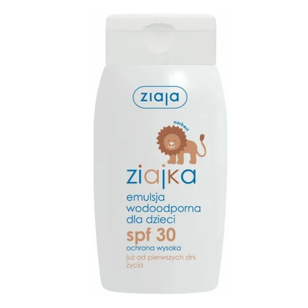 Ziajka, emulsja ochronna SPF 30, wodoodporna, od urodzenia, 125ml