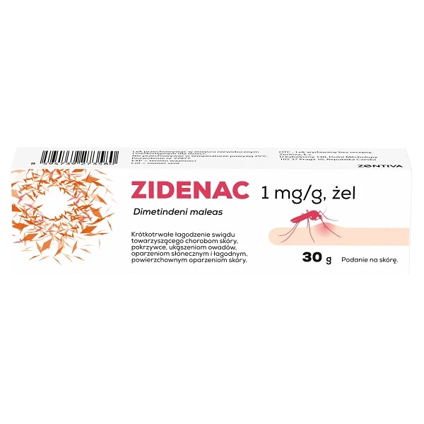 Zidenac Zentiva 1mg/g, żel, 30g