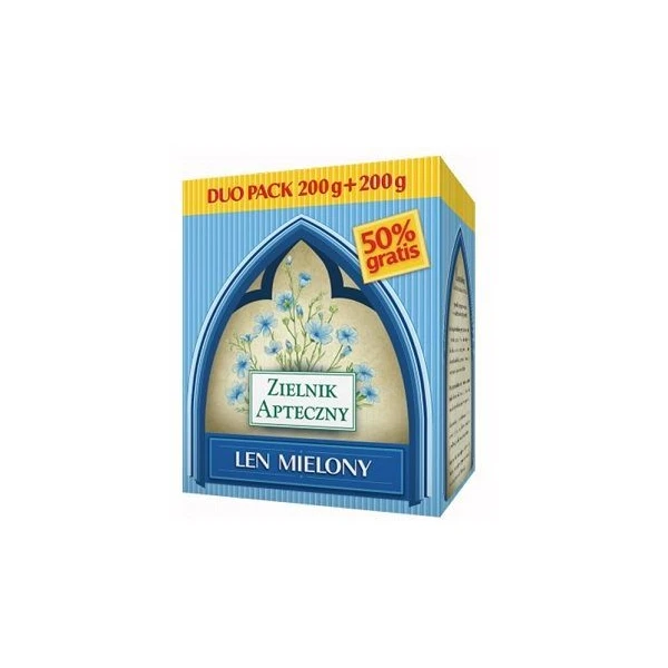 Zielnik Apteczny, Len mielony, Duo Pack, 200g + 200g