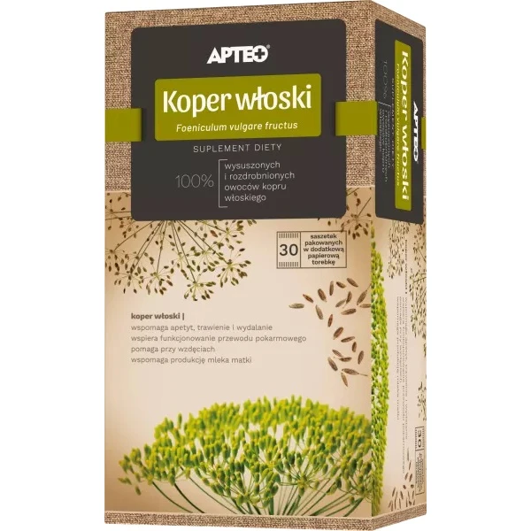 Koper włoski, Apteo, 30 saszetek