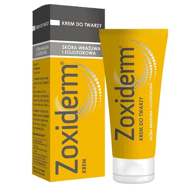 Zoxiderm, krem do twarzy, skóra wrażliwa i łojotokowa, 30ml