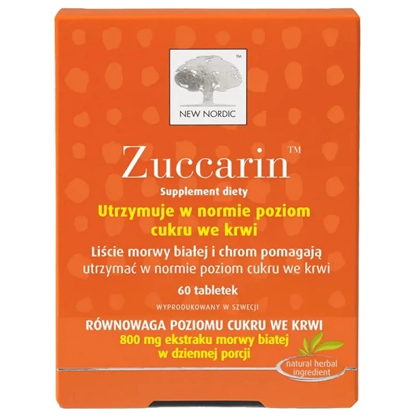 New Nordic Zuccarin, 60 tabletek