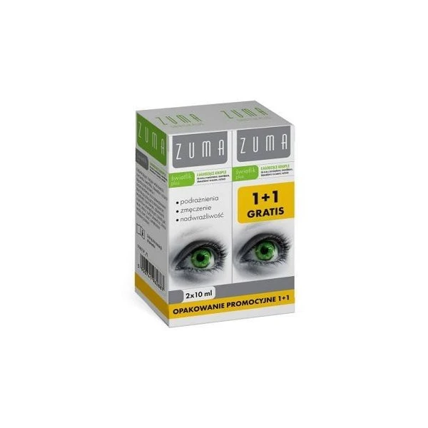 Zuma Świetlik Plus, krople do oczu, 2x10ml