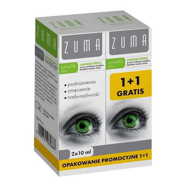 Zuma Świetlik Plus, krople do oczu, 2x10ml